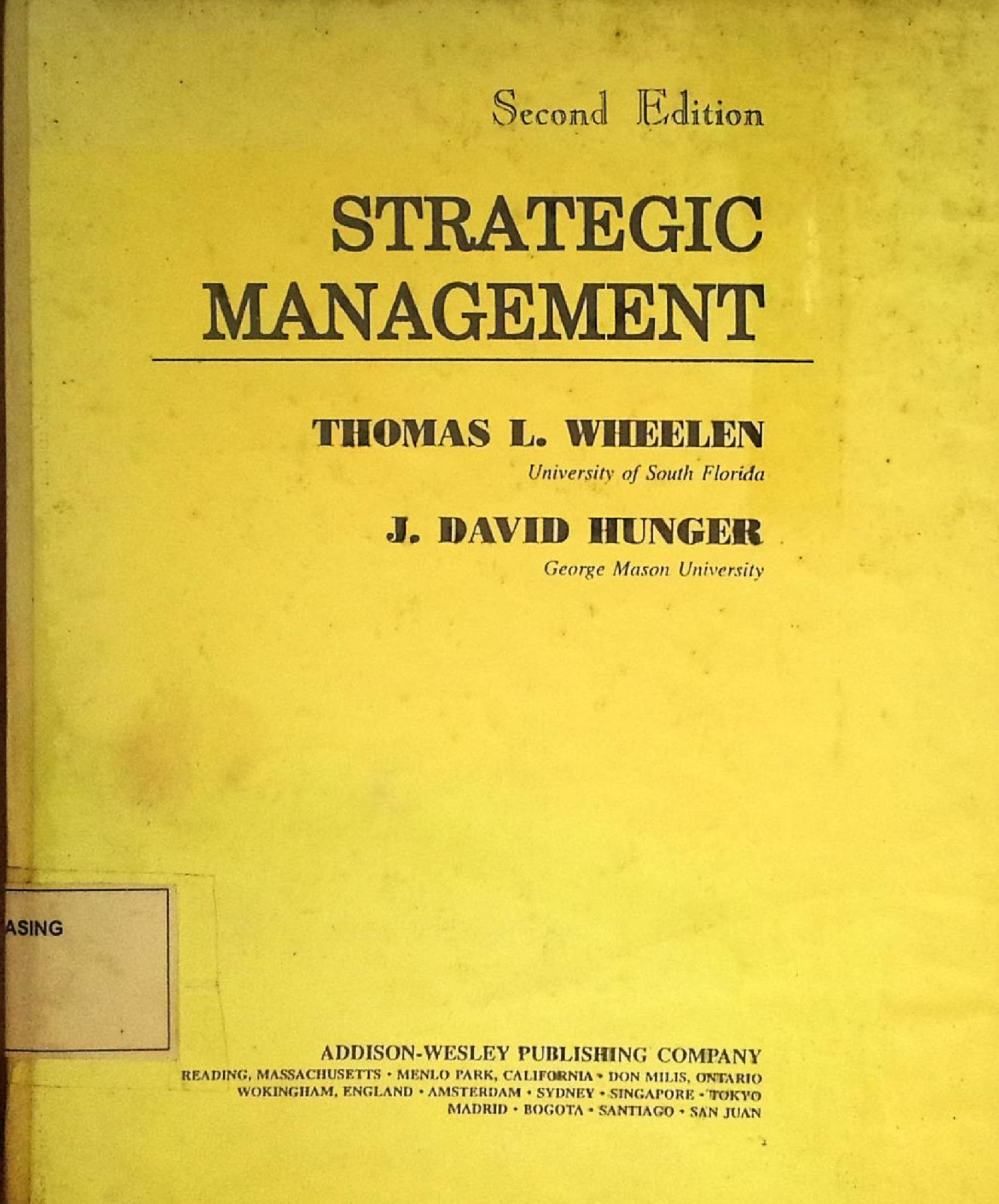 Strategic Management Second Edition